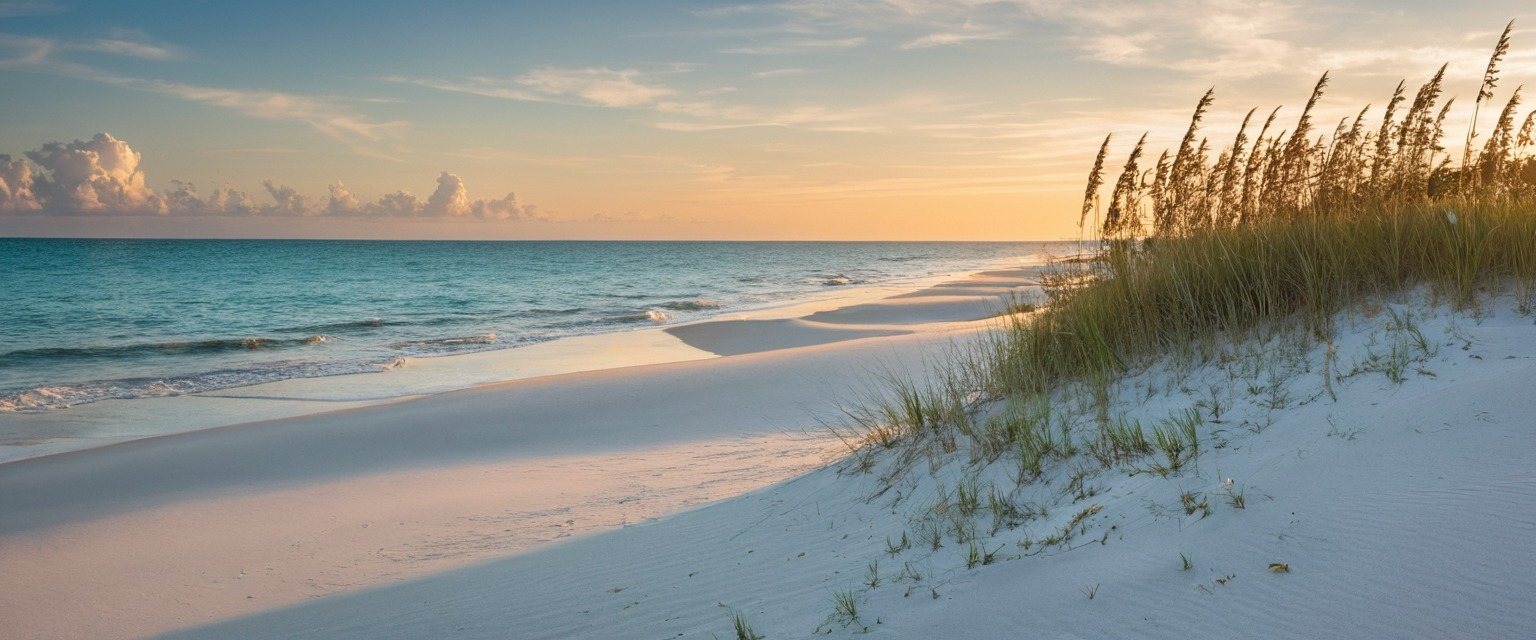The Florida Atlantic coast at sunrise